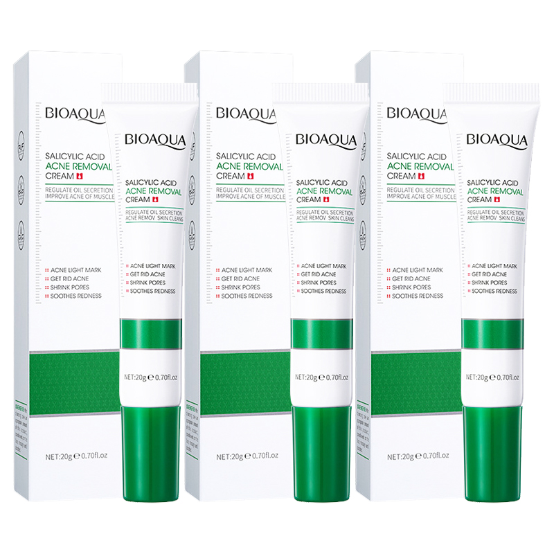 1/2/3 Buah BIOAQUA Krim Wajah  - Skincare Salicylic Acid ulasan dan harga