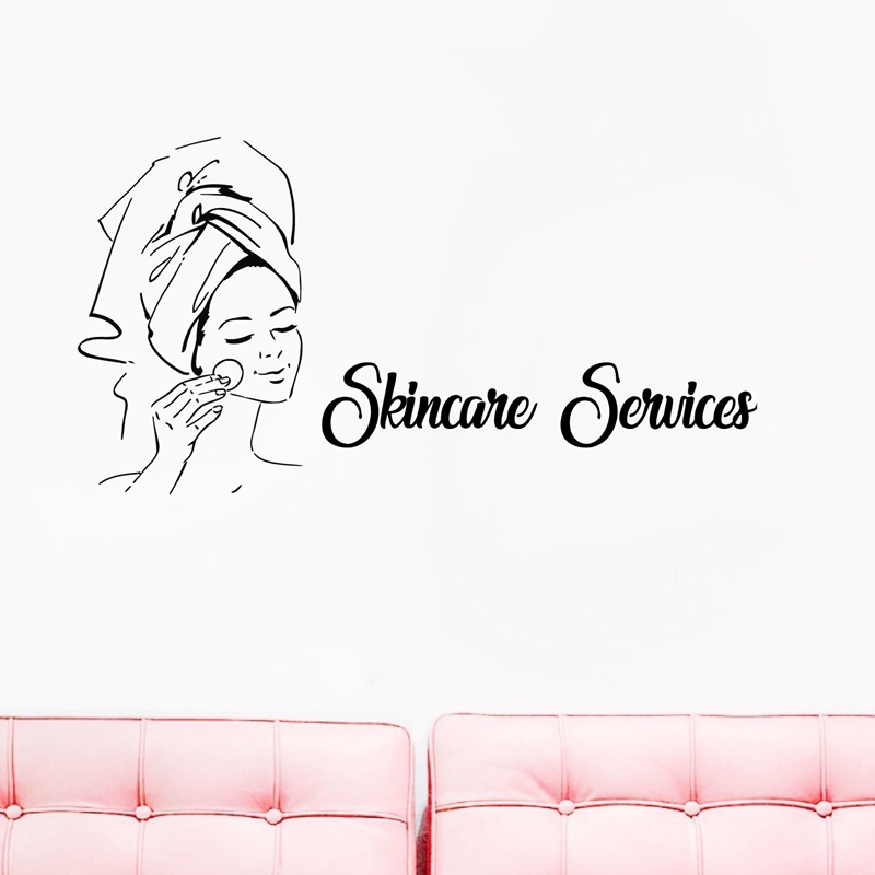Stiker Dinding Pijat Tubuh Kut - Skincare Quote ulasan dan harga