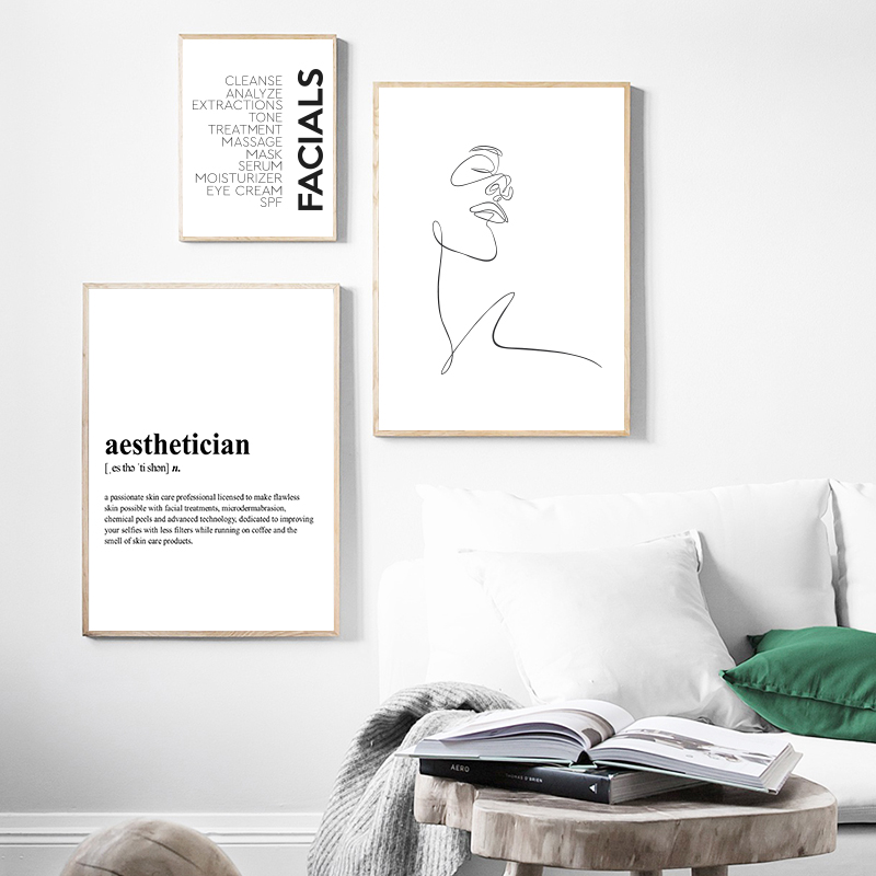 1PC Poster Kanvas Definisi Ahl - Skincare Quote ulasan dan harga