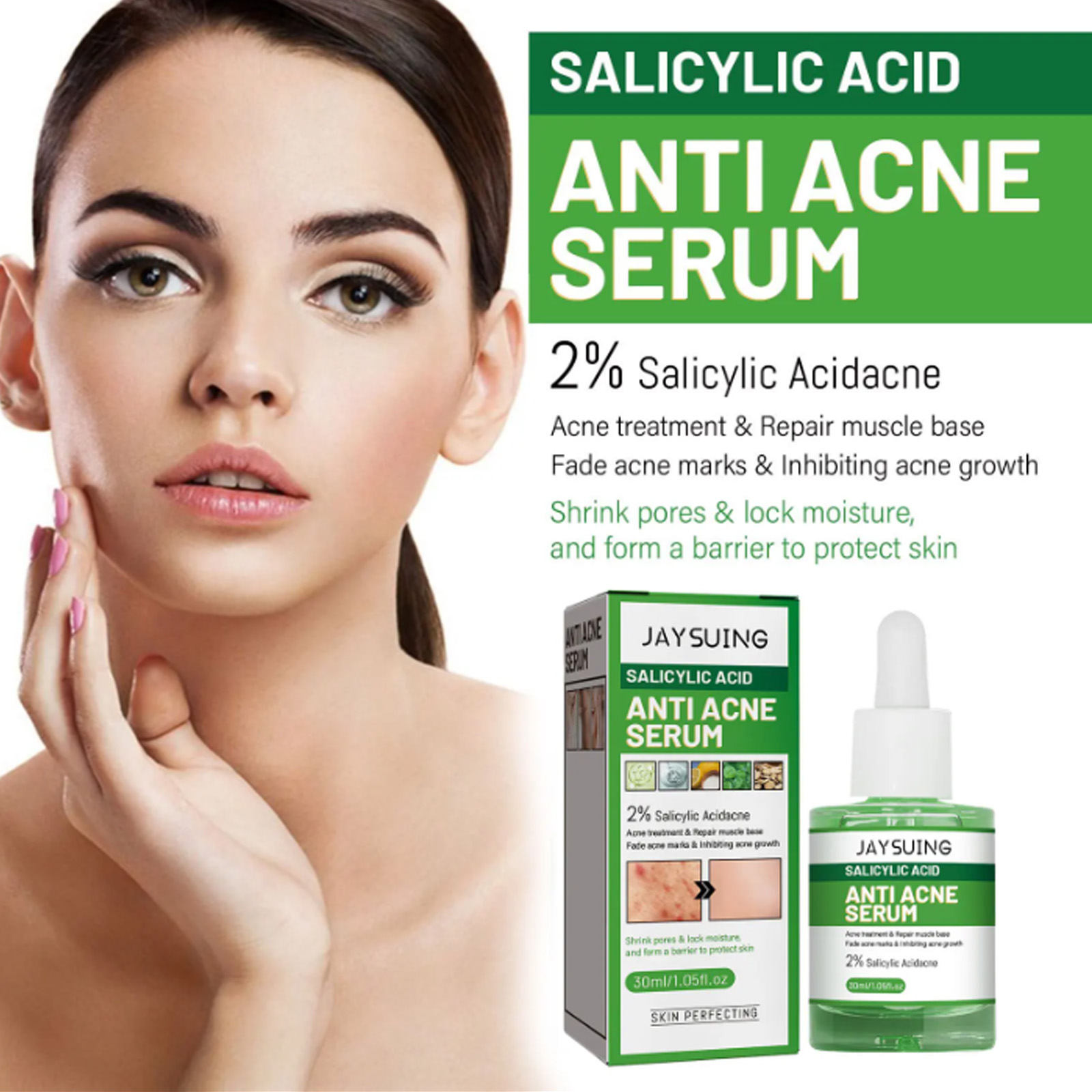 Serum Wajah Anti Jerawat Asam  - Skincare Salicylic Acid ulasan dan harga
