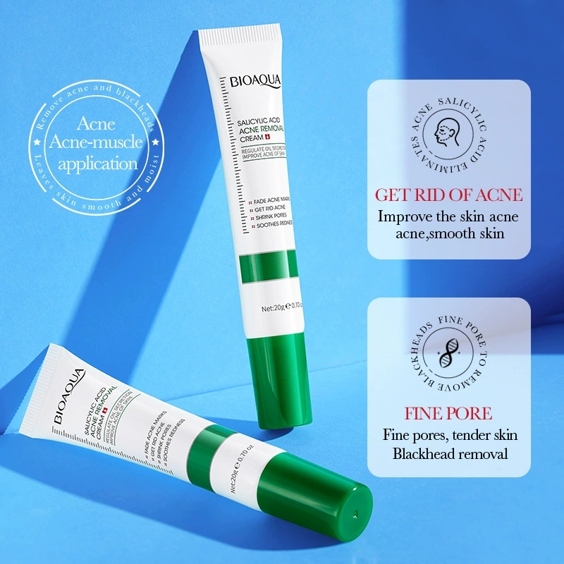 1/2/3 Buah BIOAQUA Krim Wajah  - Skincare Salicylic Acid ulasan dan harga