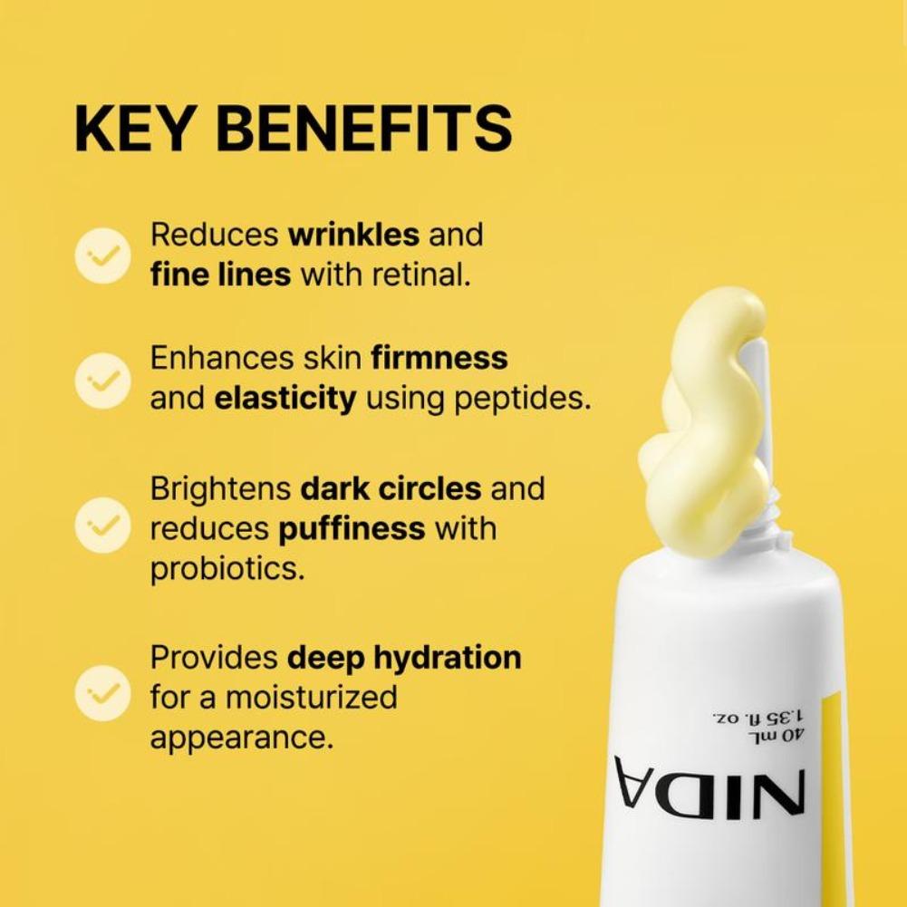 NIDA Probiotic Solution Revita - Eye Cream Peptide ulasan dan harga