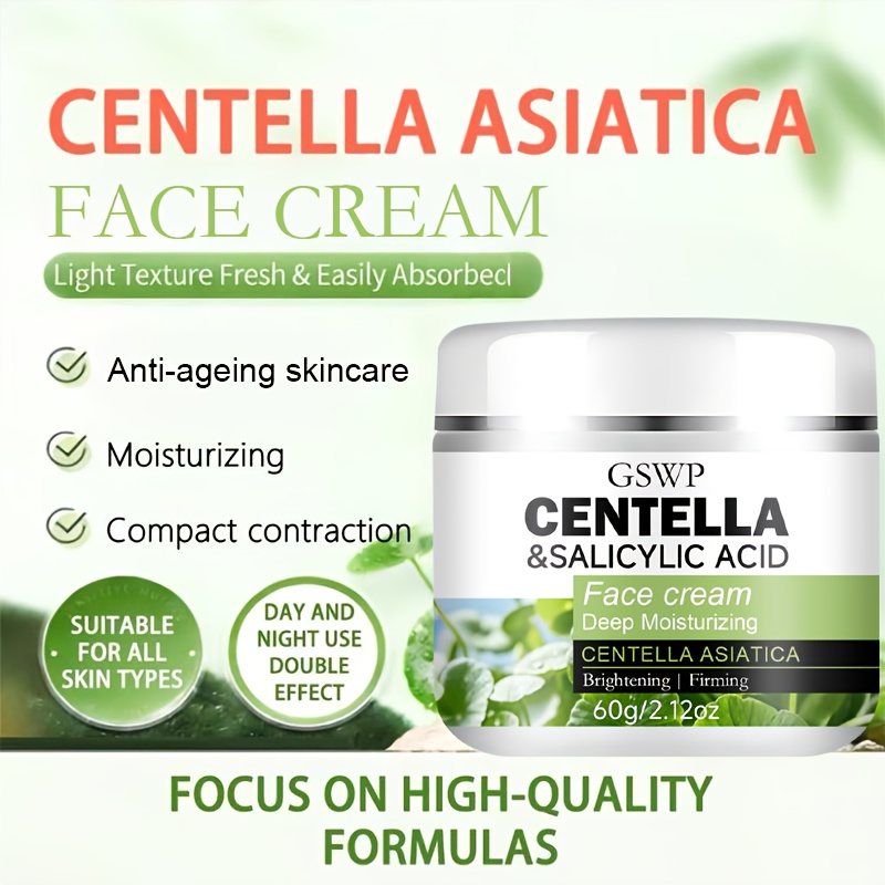 Krim Pelembap GSWP Centella As - Skincare Salicylic Acid ulasan dan harga
