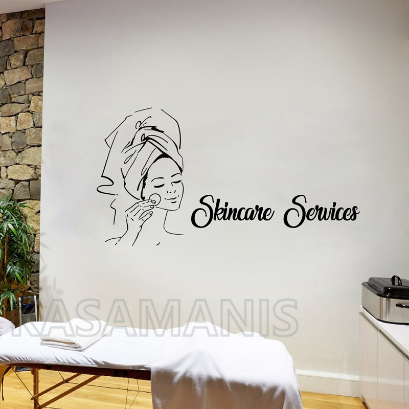 Stiker Dinding Pijat Tubuh Kut - Skincare Quote ulasan dan harga