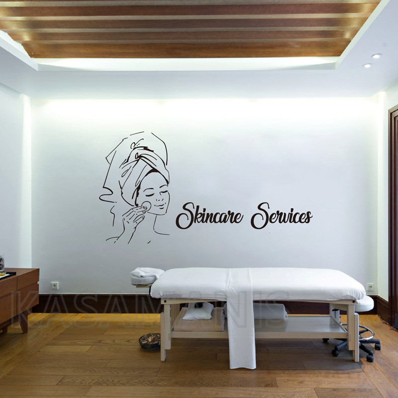 Stiker Dinding Pijat Tubuh Kut - Skincare Quote ulasan dan harga