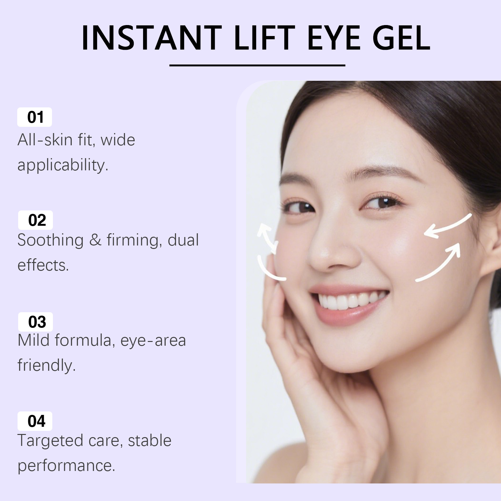 Gel Pengangkat Instan untuk Ma - Eye Cream Peptide ulasan dan harga
