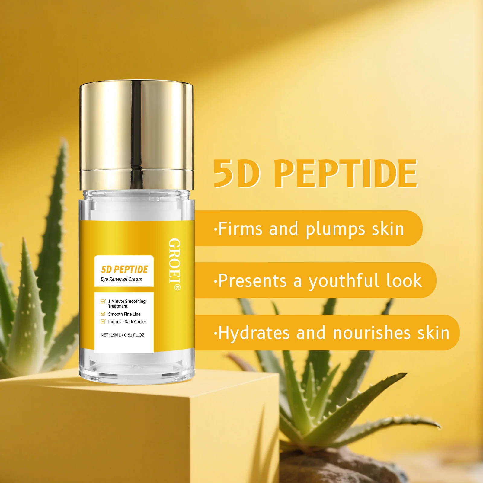 Solusi Lingkaran Hitam & Bengk - Eye Cream Peptide ulasan dan harga